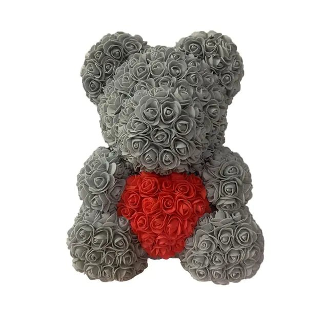 15" Rose Teddy Bear Valentine's Gift For Your Special Someone! - Naved Products15" Rose Teddy Bear Valentine's Gift For Your Special Someone!