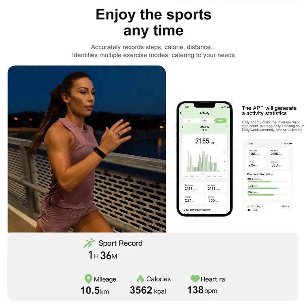 Multifunctional Health Tracker Ring - Naved Products