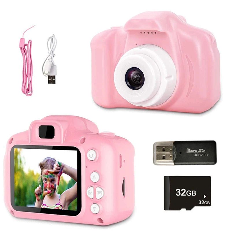 1080 HD Kids Camera & Video Player – Spark Creativity & Capture Precious Moments! - Naved ProductsZK30 Children'S Camera Waterproof 1080P HD Screen Camera Video Toys Kids Cartoon Cute Camera Outdoor Photography Toys