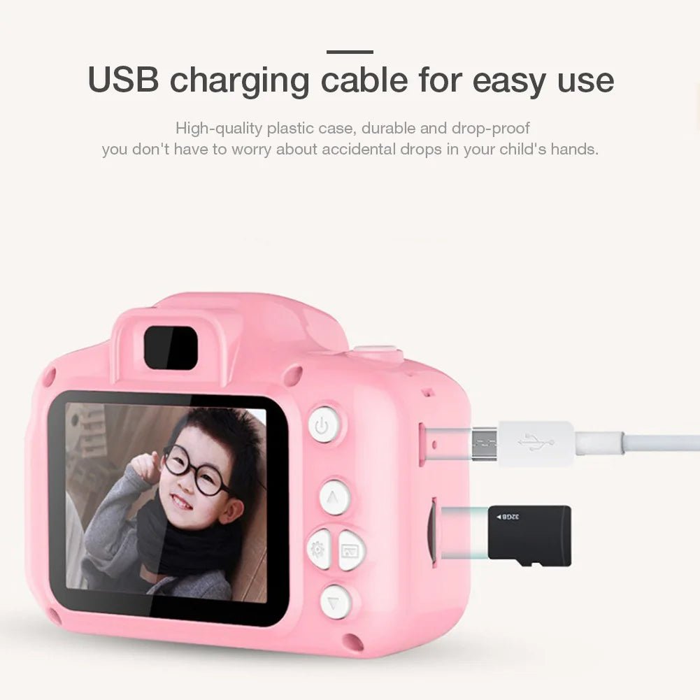 1080 HD Kids Camera & Video Player – Spark Creativity & Capture Precious Moments! - Naved ProductsZK30 Children'S Camera Waterproof 1080P HD Screen Camera Video Toys Kids Cartoon Cute Camera Outdoor Photography Toys