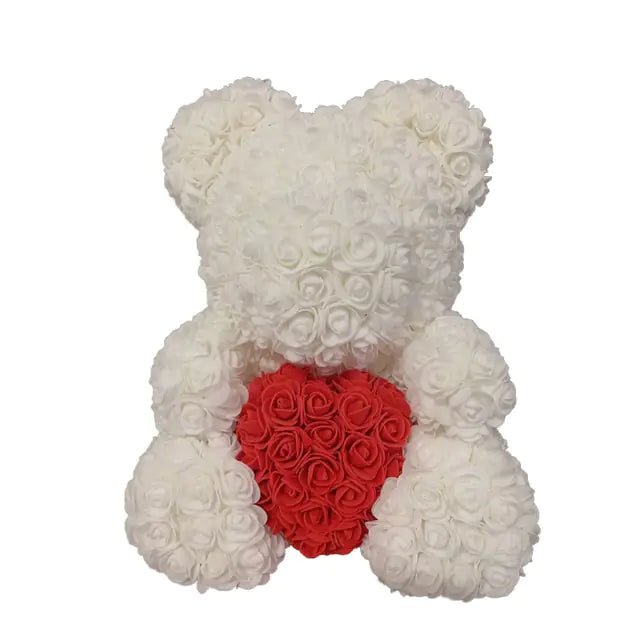15" Rose Teddy Bear Valentine's Gift For Your Special Someone! - Naved Products15" Rose Teddy Bear Valentine's Gift For Your Special Someone!