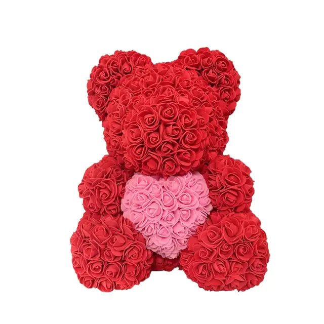 15" Rose Teddy Bear Valentine's Gift For Your Special Someone! - Naved Products