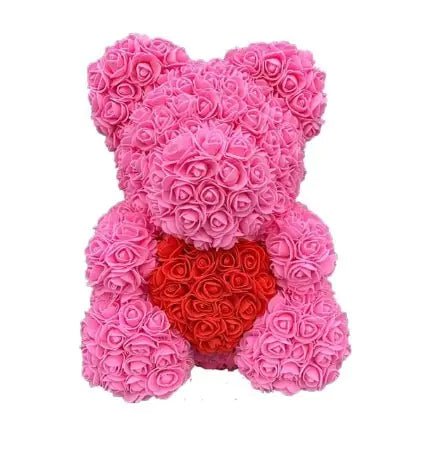 15" Rose Teddy Bear Valentine's Gift For Your Special Someone! - Naved Products