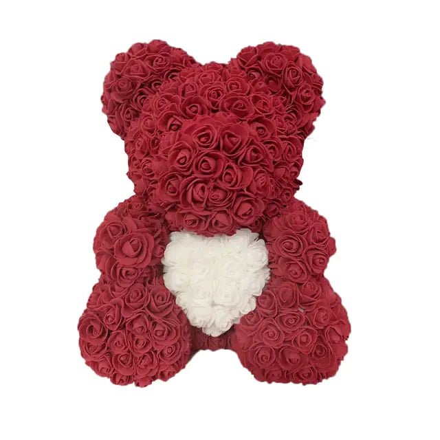 15" Rose Teddy Bear Valentine's Gift For Your Special Someone! - Naved Products