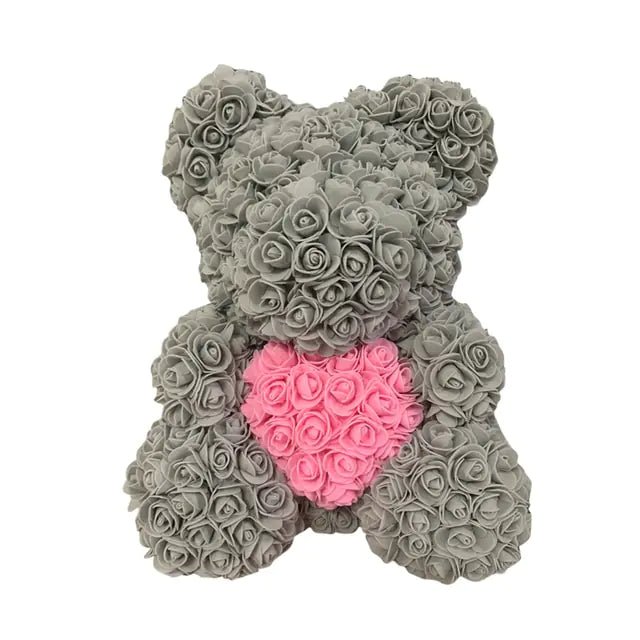 15" Rose Teddy Bear Valentine's Gift For Your Special Someone! - Naved Products