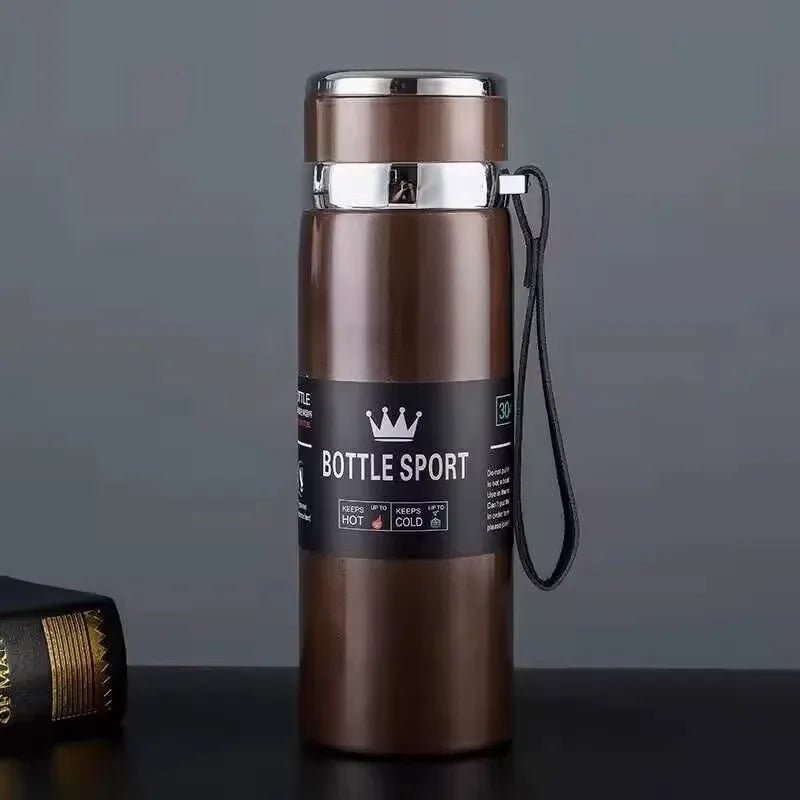 1L Stainless-Steel Thermal Water Bottle Cold and Hot Thermos - Naved Products