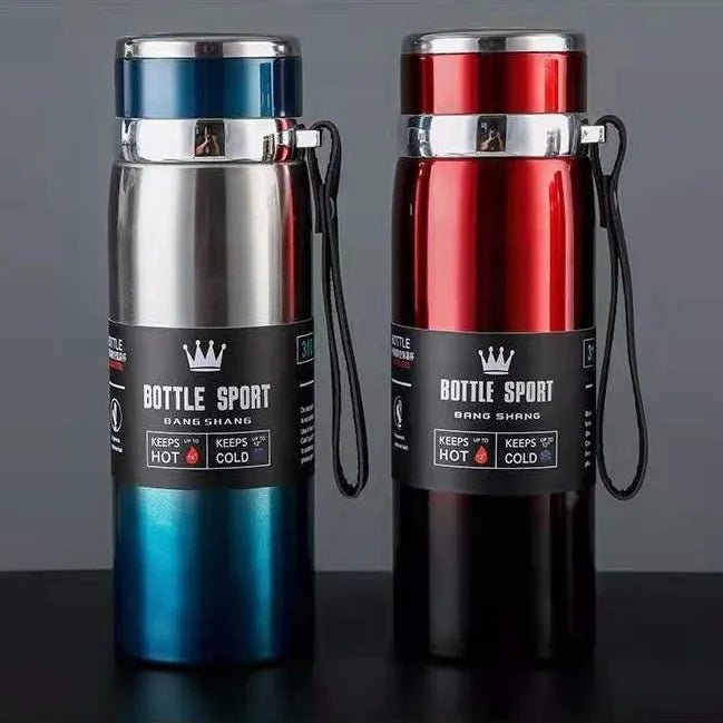 1L Stainless-Steel Thermal Water Bottle Cold and Hot Thermos - Naved Products