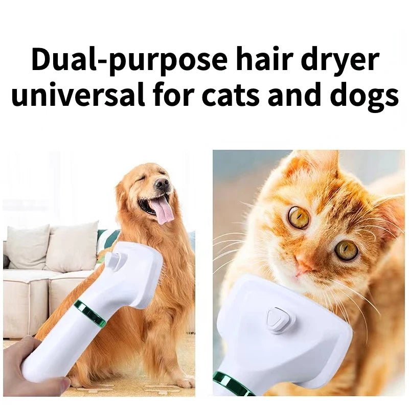 2 - In - 1 Pet Dog Dryer Quiet Dog Hair Dryers and Comb Brush Grooming Kitten Cat Hair Comb Puppy Fur Blower Low Noise Temprature - Naved Products2 - In - 1 Pet Dog Dryer Quiet Dog Hair Dryers and Comb Brush Grooming Kitten Cat Hair Comb Puppy Fur Blower Low Noise Temprature