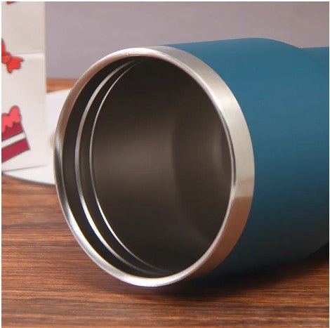 30 oz Stainless Steel Tumbler – Double-Walled Insulated, Hot & Cold with Leakproof Lid, Straw, and Flip-Top Handle - Naved Products