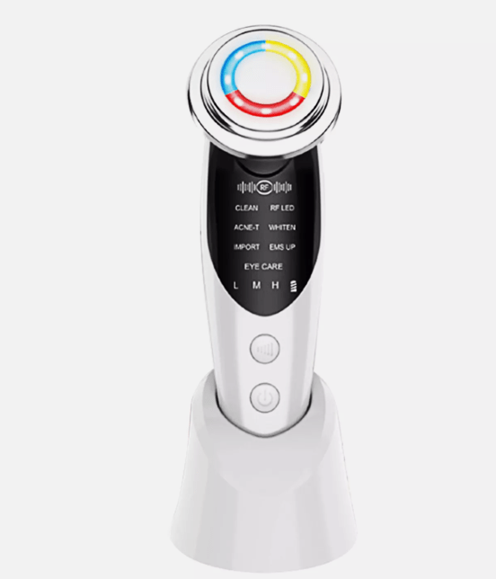 7-in-1 LED Light Therapy Face & Eye Massager – Advanced Skincare for a Radiant Glow + Plus FREE Facial Repair Serum a $20 Value - Naved Products