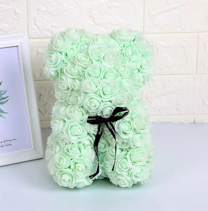 9" Rose Teddy Bear Valentine's Gift For Your Special Someone! - Naved Products