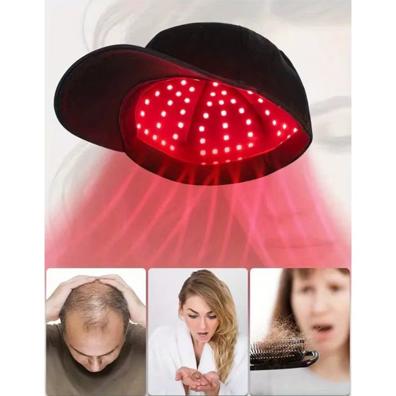 96 Lamp LED Laser Beads Therapy Promoting Hair Growth - Naved ProductsNew 96 Lamp Beads Laser Hair Growth Cap Red Light Therapy Hat Professional Cap for Greasy Scalp Hair Care Adjustable Rear Strap