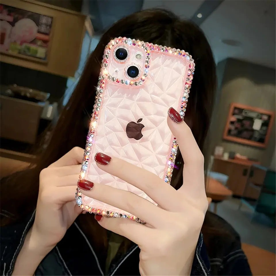 Glitter Diamond Transparent IPhone Case - Naved Products