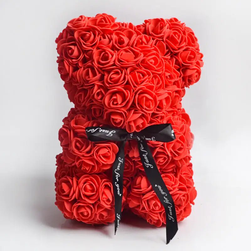 9" Rose Teddy Bear Valentine's Gift For Your Special Someone! - Naved Products