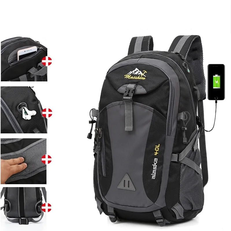 Ergonomic Waterproof Camping Travel Backpack For Men and Women - Naved Products