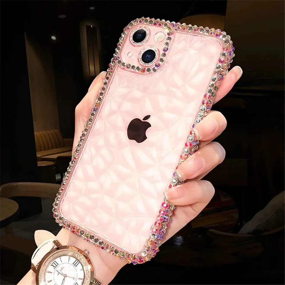 Glitter Diamond Transparent IPhone Case - Naved Products