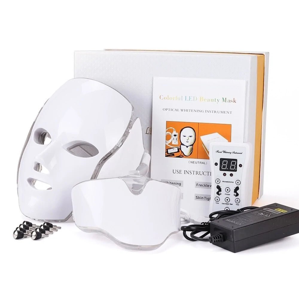 Foreverlily LED Facial Mask – Advanced Light Therapy for a Radiant Glow - Naved Products