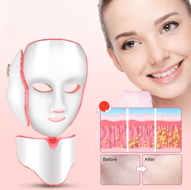 Foreverlily LED Facial Mask – Advanced Light Therapy for a Radiant Glow - Naved Products