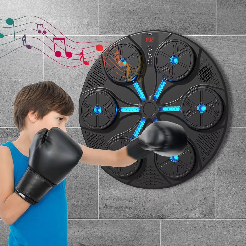 Get Back in Shape FAST With This Bluetooth Music Boxing Machine – Interactive Boxing Training for Home. Great for Adults and Children! - Naved Products