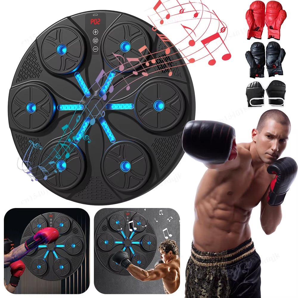 Get Back in Shape FAST With This Bluetooth Music Boxing Machine – Interactive Boxing Training for Home. Great for Adults and Children! - Naved Products