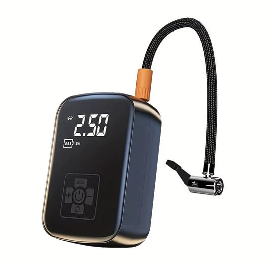 LEIBOO Car - Mounted Wired Air Pump Car Portable Air Pump Electric Car Uses Tire Pump to Inflate - Naved ProductsLEIBOO Car - Mounted Wired Air Pump Car Portable Air Pump Electric Car Uses Tire Pump to Inflate