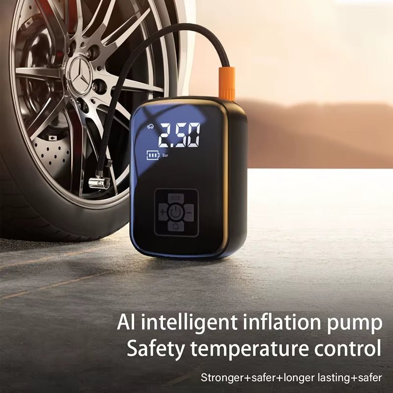 LEIBOO Car - Mounted Wired Air Pump Car Portable Air Pump Electric Car Uses Tire Pump to Inflate - Naved ProductsLEIBOO Car - Mounted Wired Air Pump Car Portable Air Pump Electric Car Uses Tire Pump to Inflate