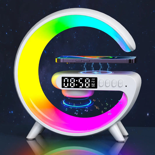Multifunctional Wireless Charger Stand With Speaker - Naved Products