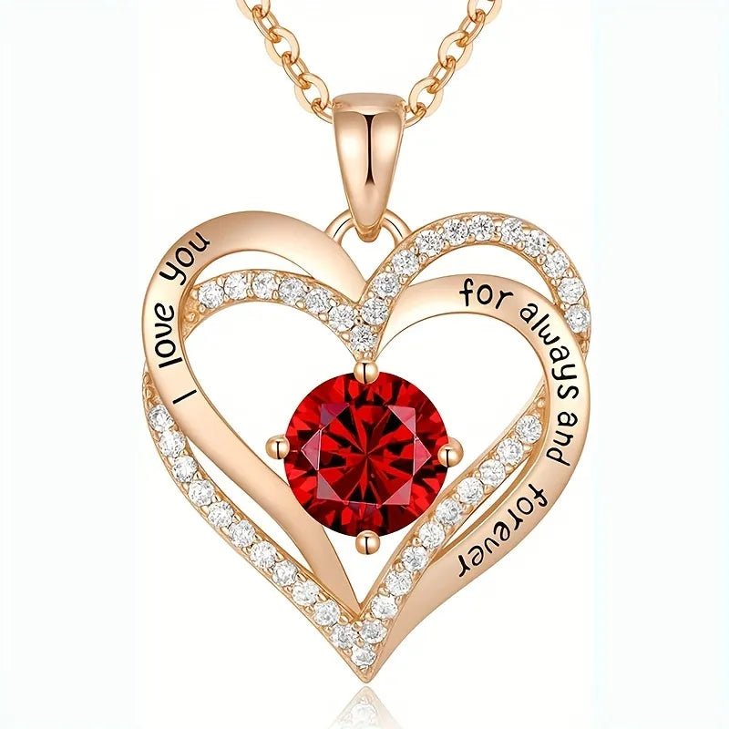 Necklace With Rose Flower Gift Box, Perfect for Valentine's Day! - Naved Products