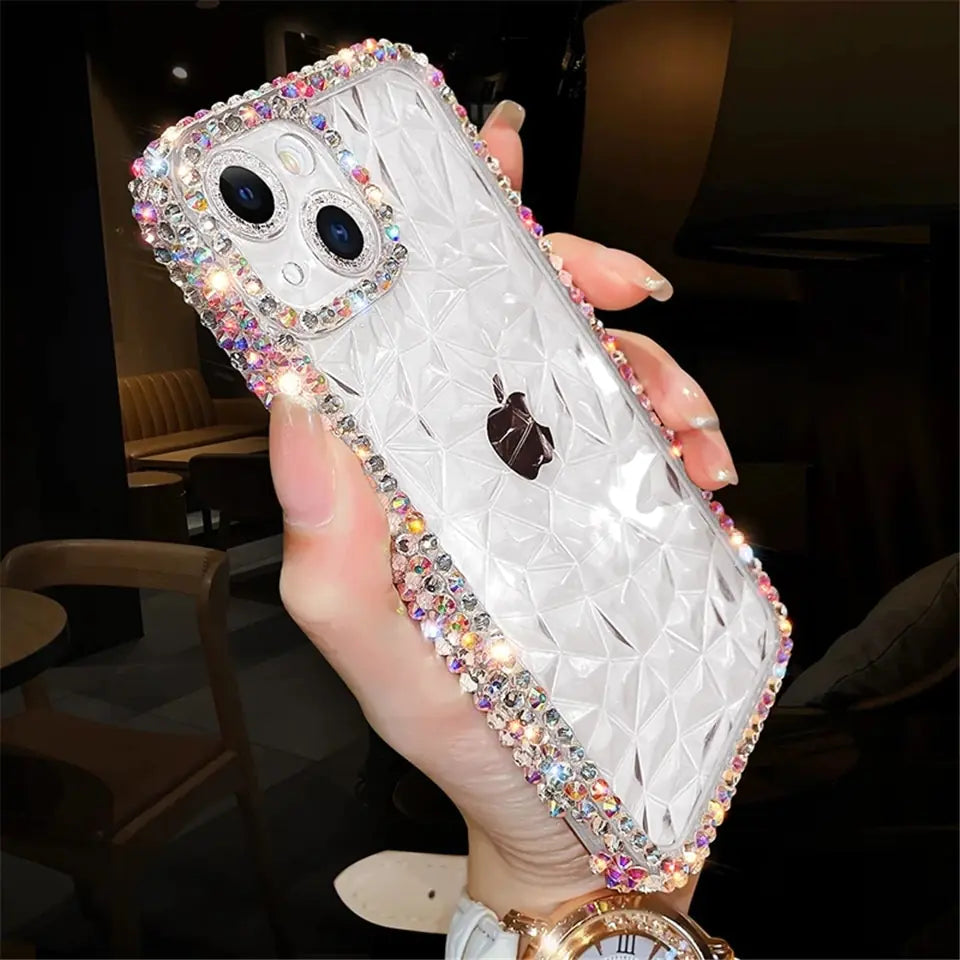 Glitter Diamond Transparent IPhone Case - Naved Products