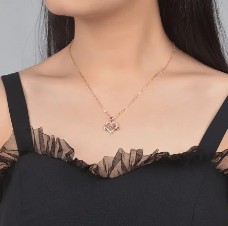 Simple Love Heart Collarbone Necklace--Perfect For Valentine's Day - Naved Products