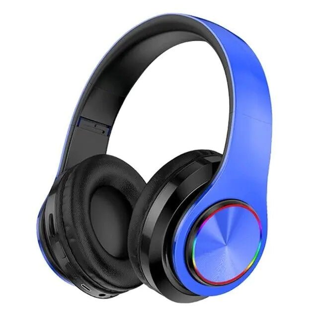 Super Bass Wireless Foldable Bluetooth Headphones With Mic - Naved Products