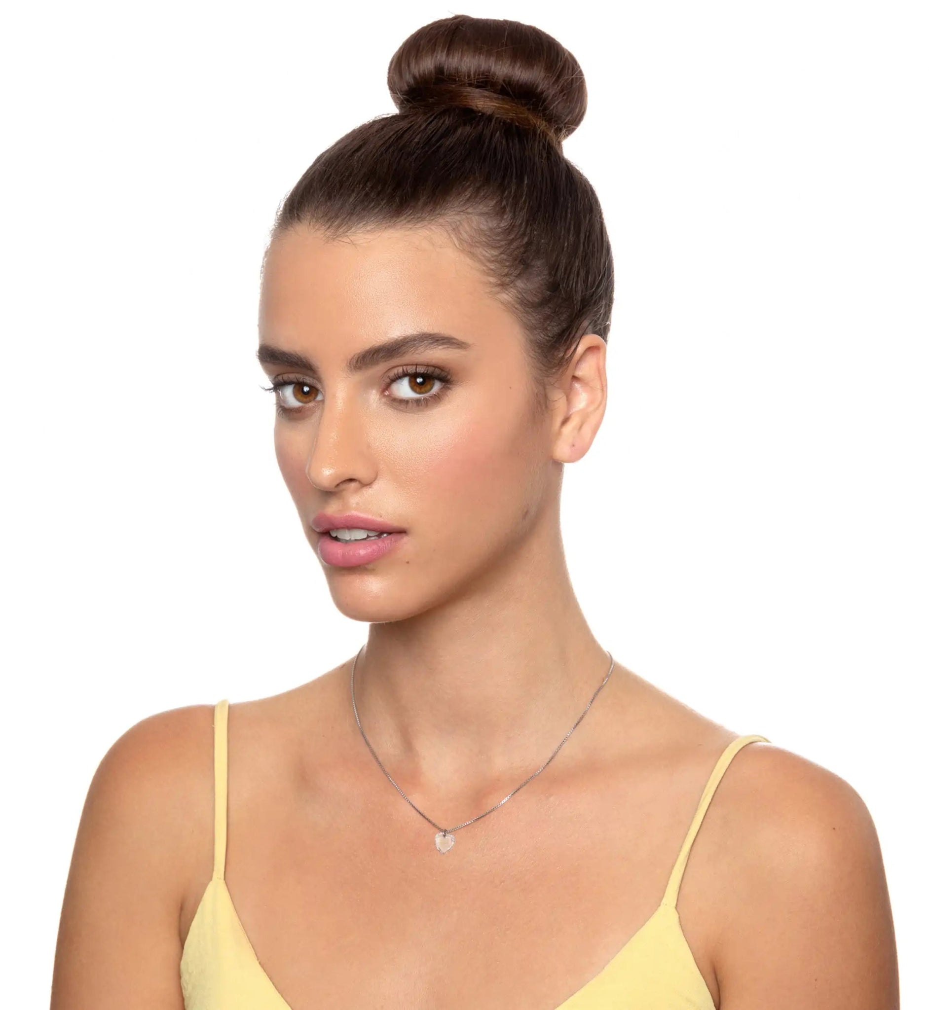 Tiny Crystal Heart Necklace Perfect for Valentine's Day - Naved Products