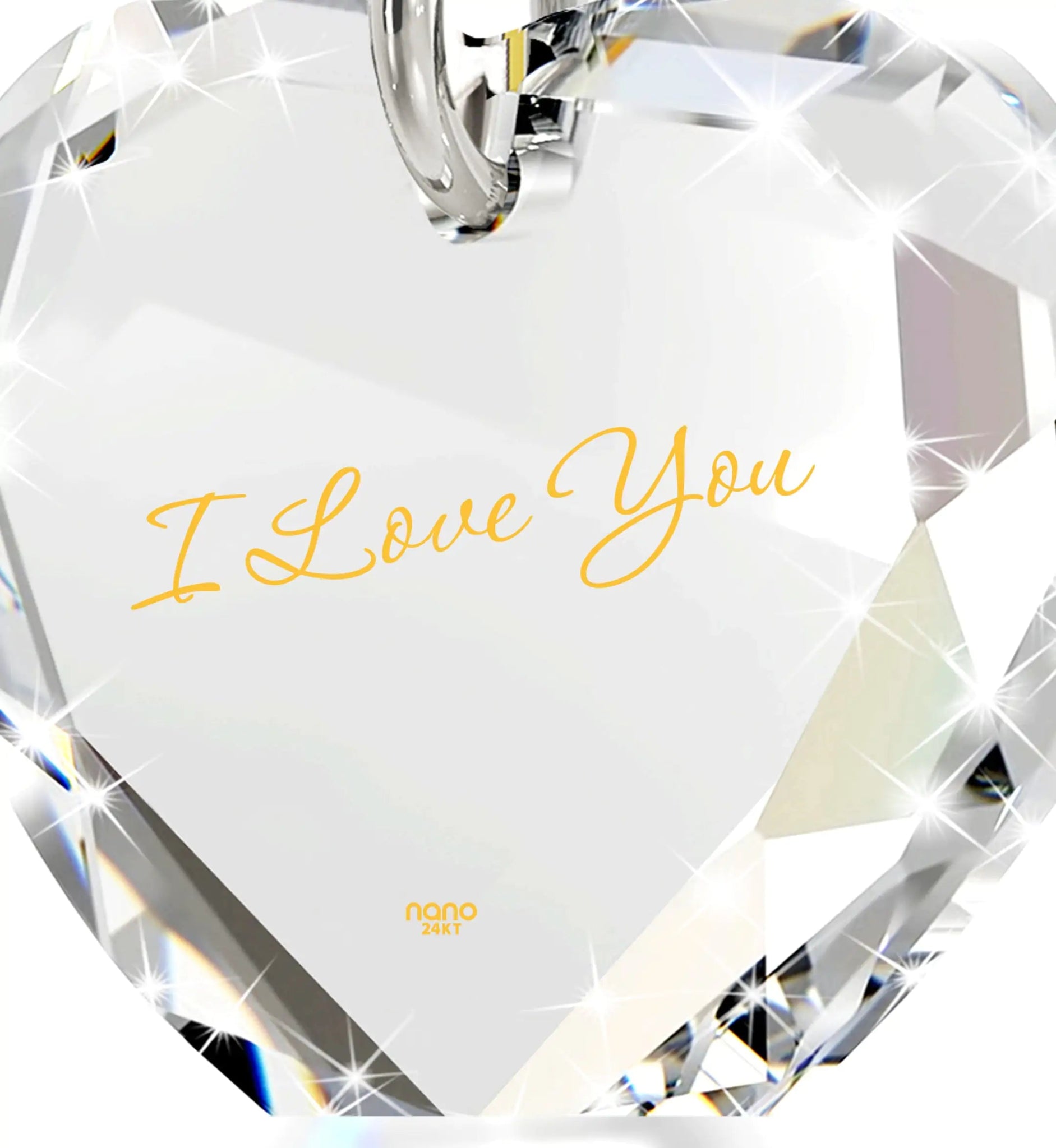 Tiny Crystal Heart Necklace Perfect for Valentine's Day - Naved Products