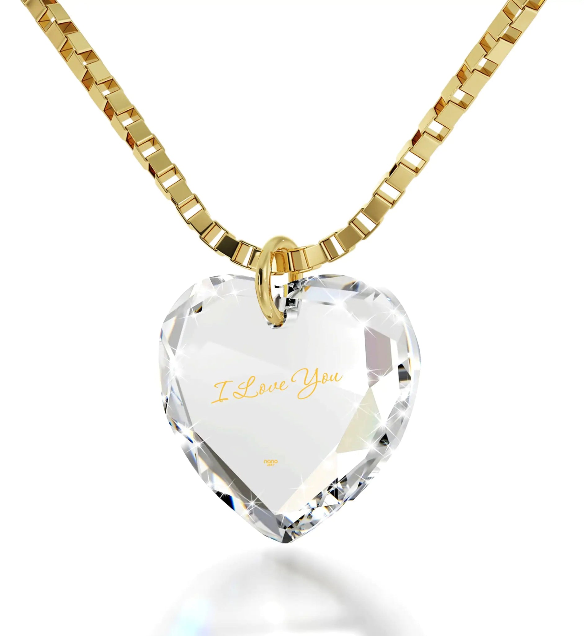 Tiny Crystal Heart Necklace Perfect for Valentine's Day - Naved Products