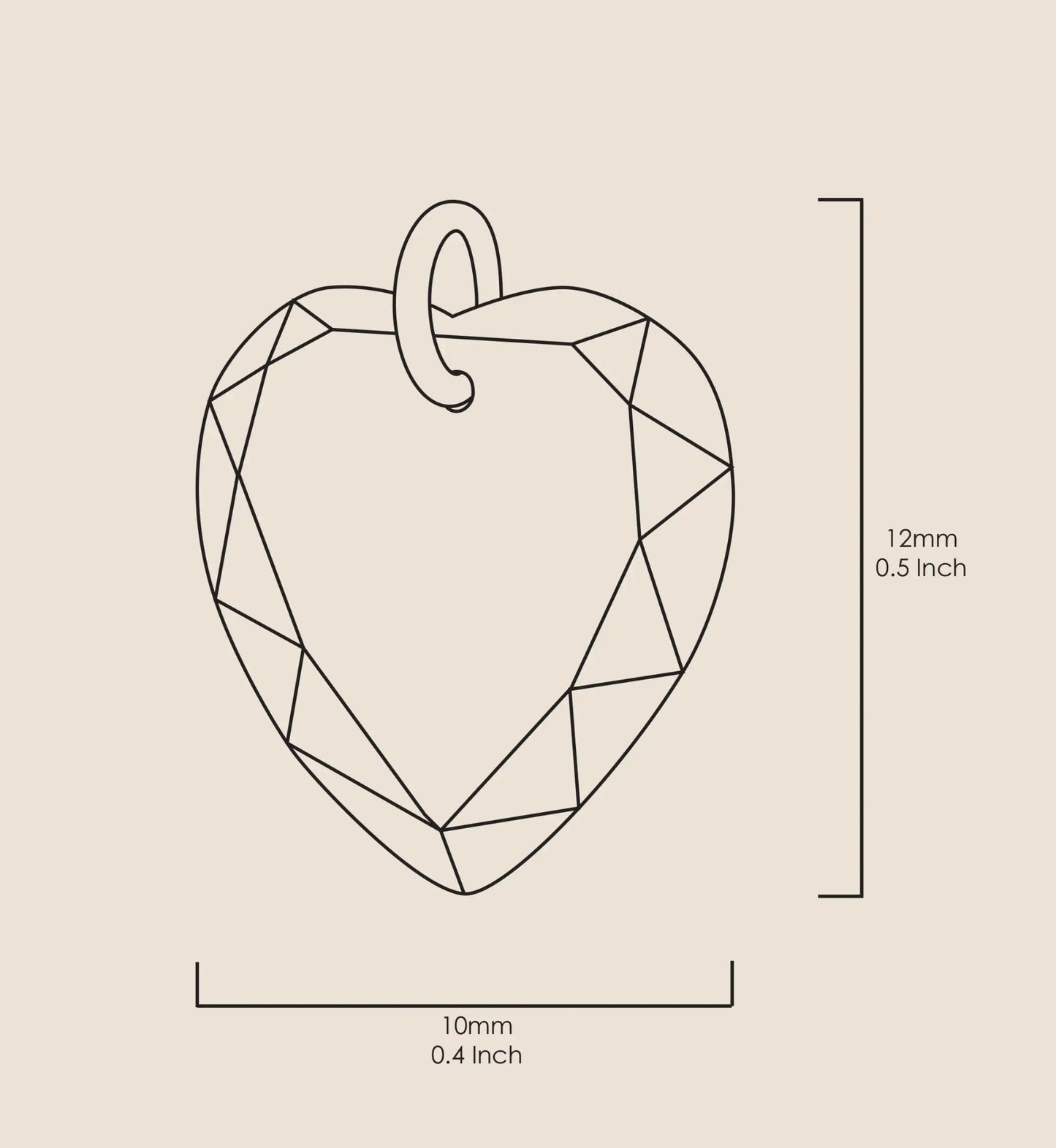 Tiny Crystal Heart Necklace Perfect for Valentine's Day - Naved Products