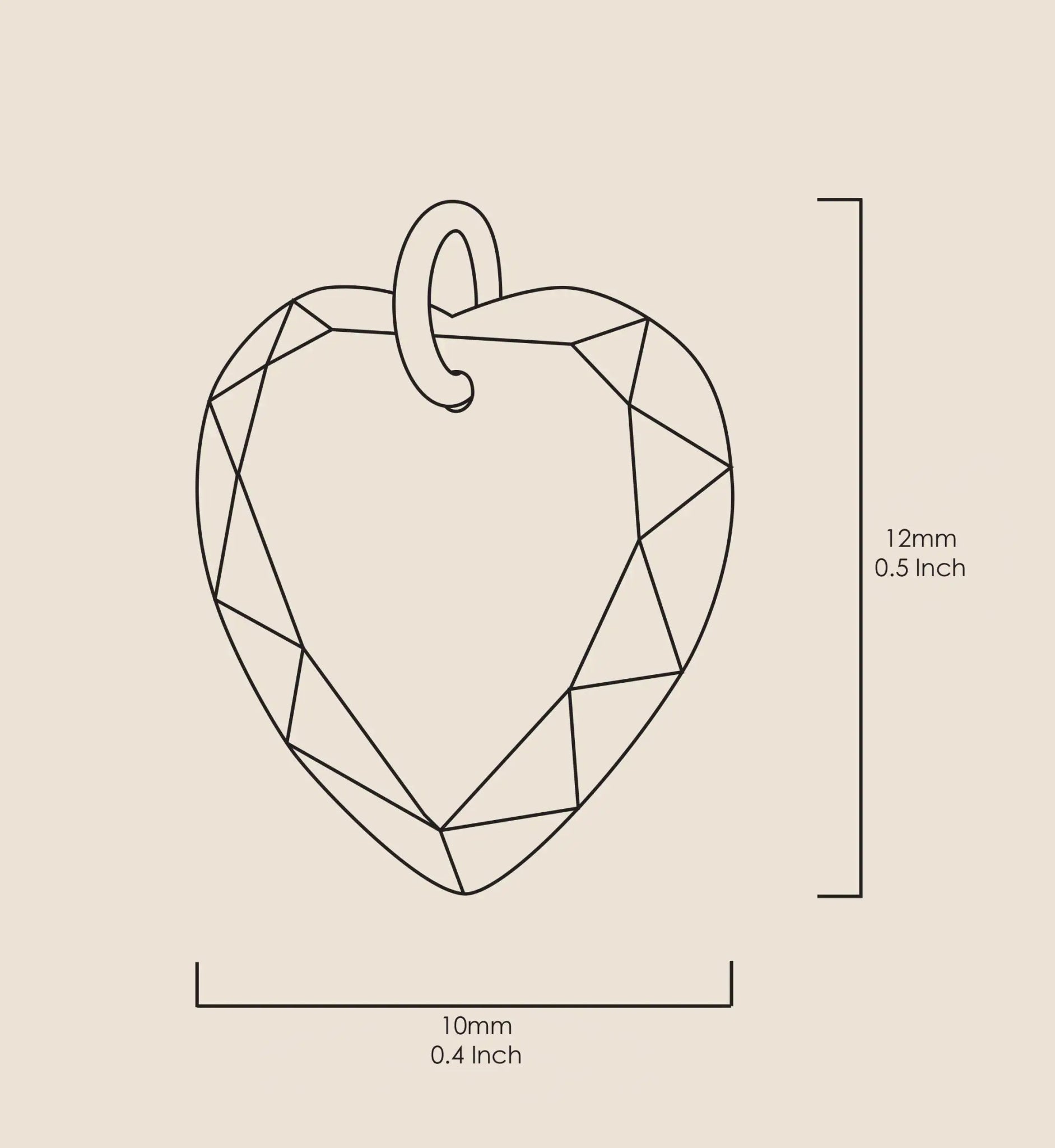 Tiny Crystal Heart Necklace Perfect for Valentine's Day - Naved Products