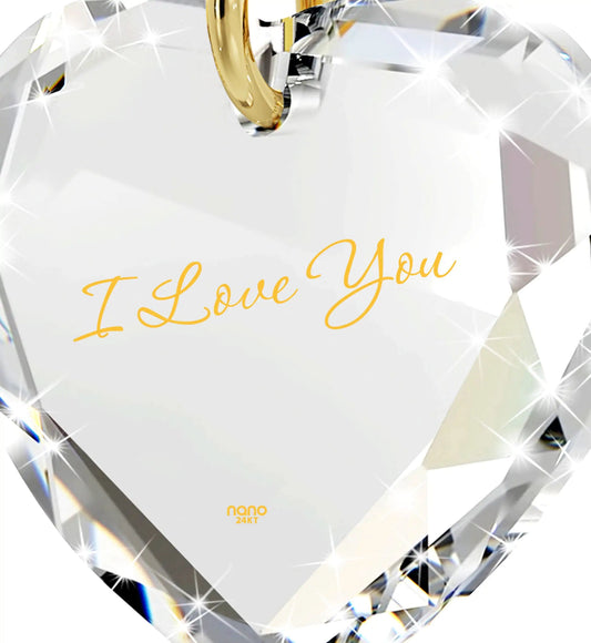 Tiny Crystal Heart Necklace Perfect for Valentine's Day - Naved Products